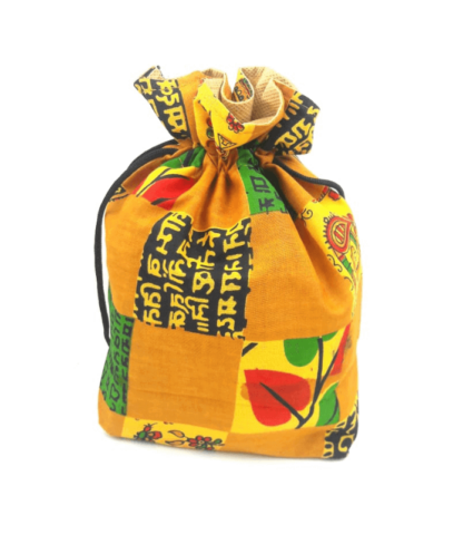 yellow potli bag