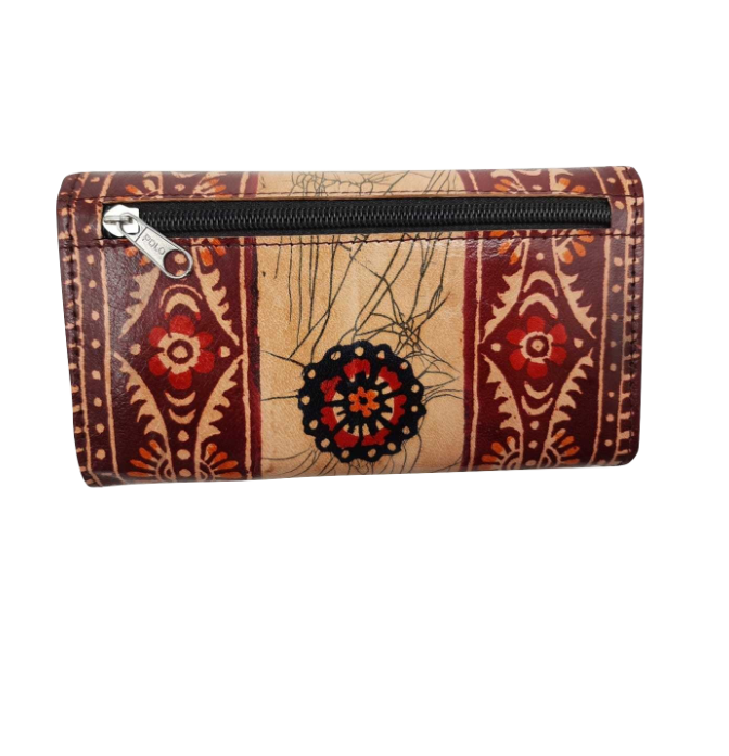 Women's clutch bag in leather color natural – Il Bisonte