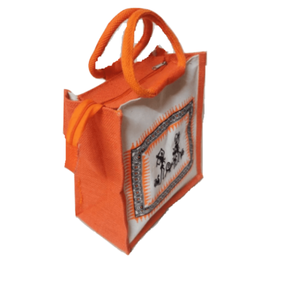 orange jute bag
