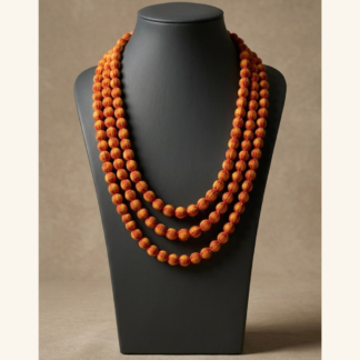 fabric beads necklace