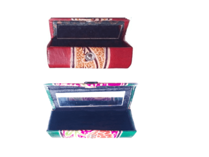 Shantiniketan Leather Lipstick Case