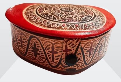 shantiniketan leather jewelry box