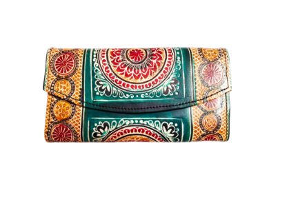 shantiniketan leather purse