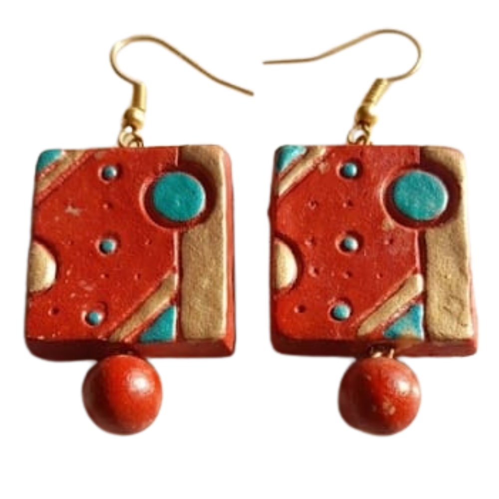 terracotta earring