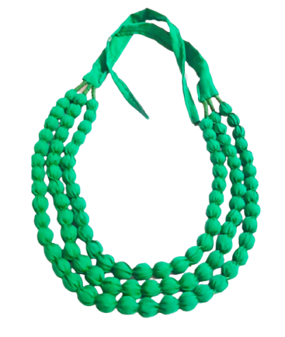 fabric necklace