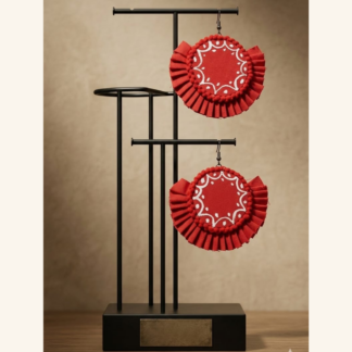 fabric earring