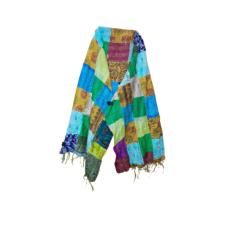 kantha stitch stole