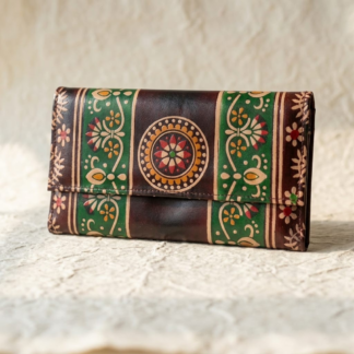 shantiniketan leather purse