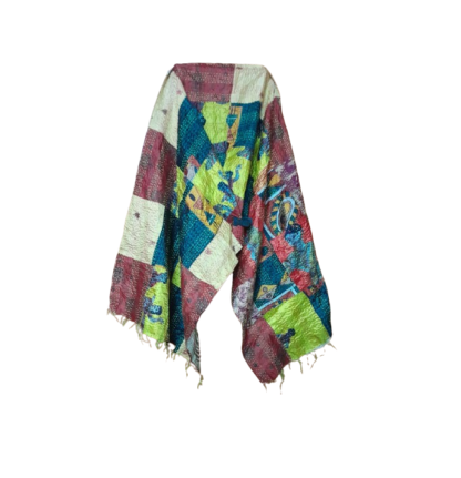 kantha stitch stole