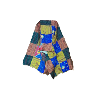 kantha stitch stole