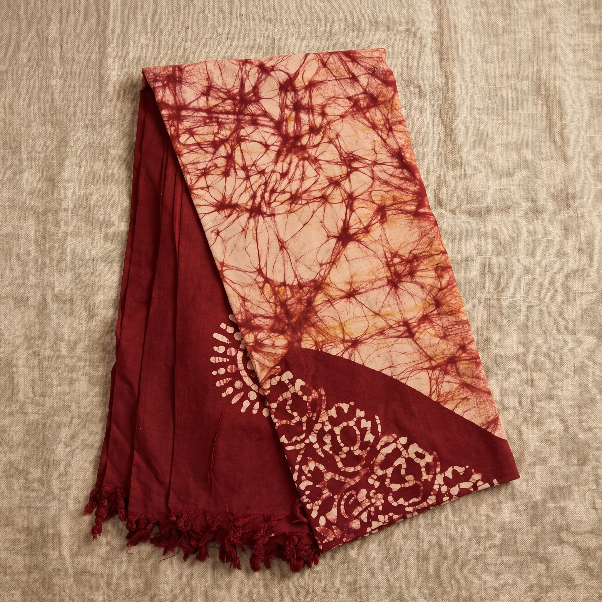 batik shawl cotton
