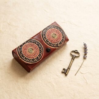 Leather spectacle case