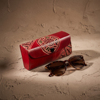 leather sunglass case