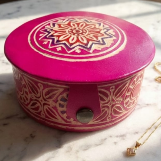 leather jewelry box