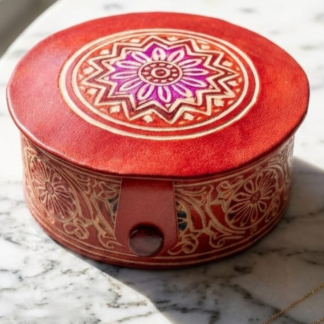 leather jewelry box