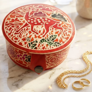 leather jewelry box