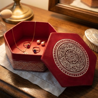 leather jewelry box