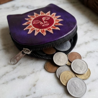 leather coin purse
