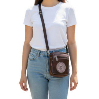 leather sling bag