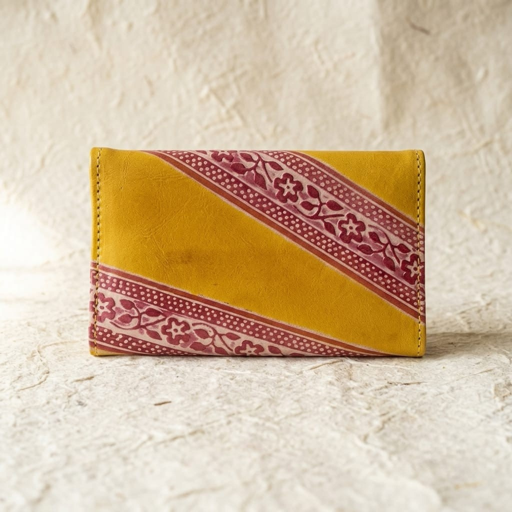shantiniketan leather purse