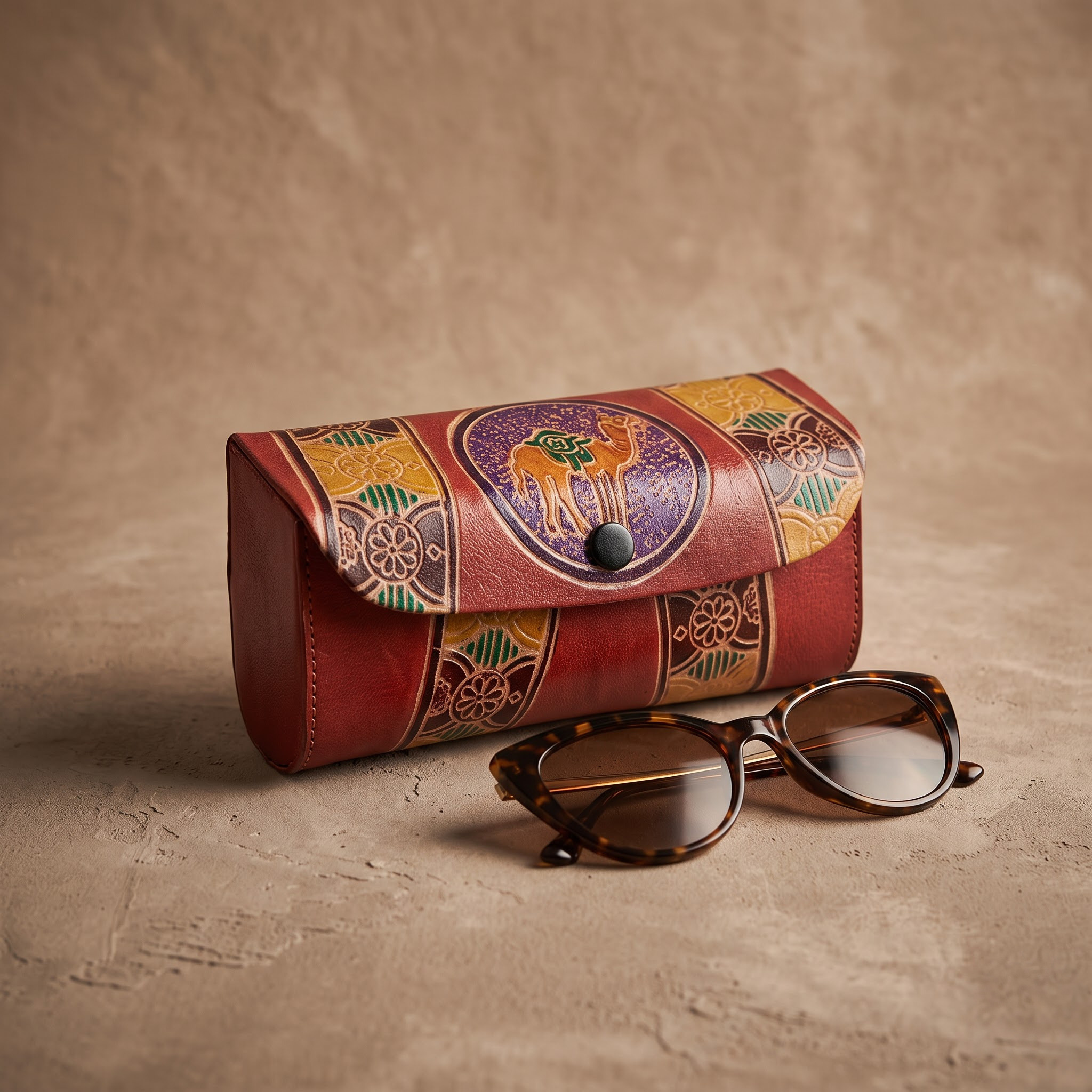 leather sunglass case