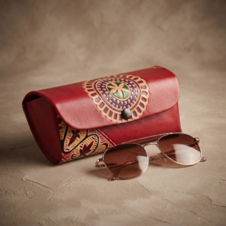 sunglass case leather