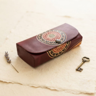 leathaer spectacle case