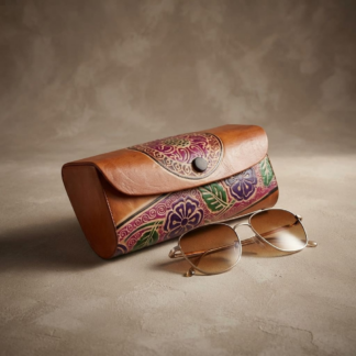 sunglass case leather