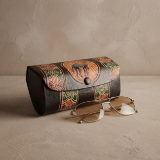 sunglass case leather