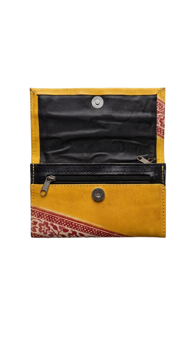 shantiniketan leather purse