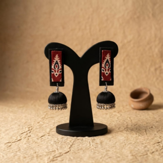 fabric earring