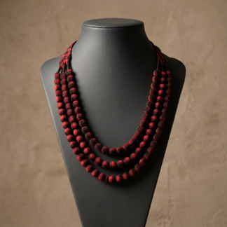 fabric necklace