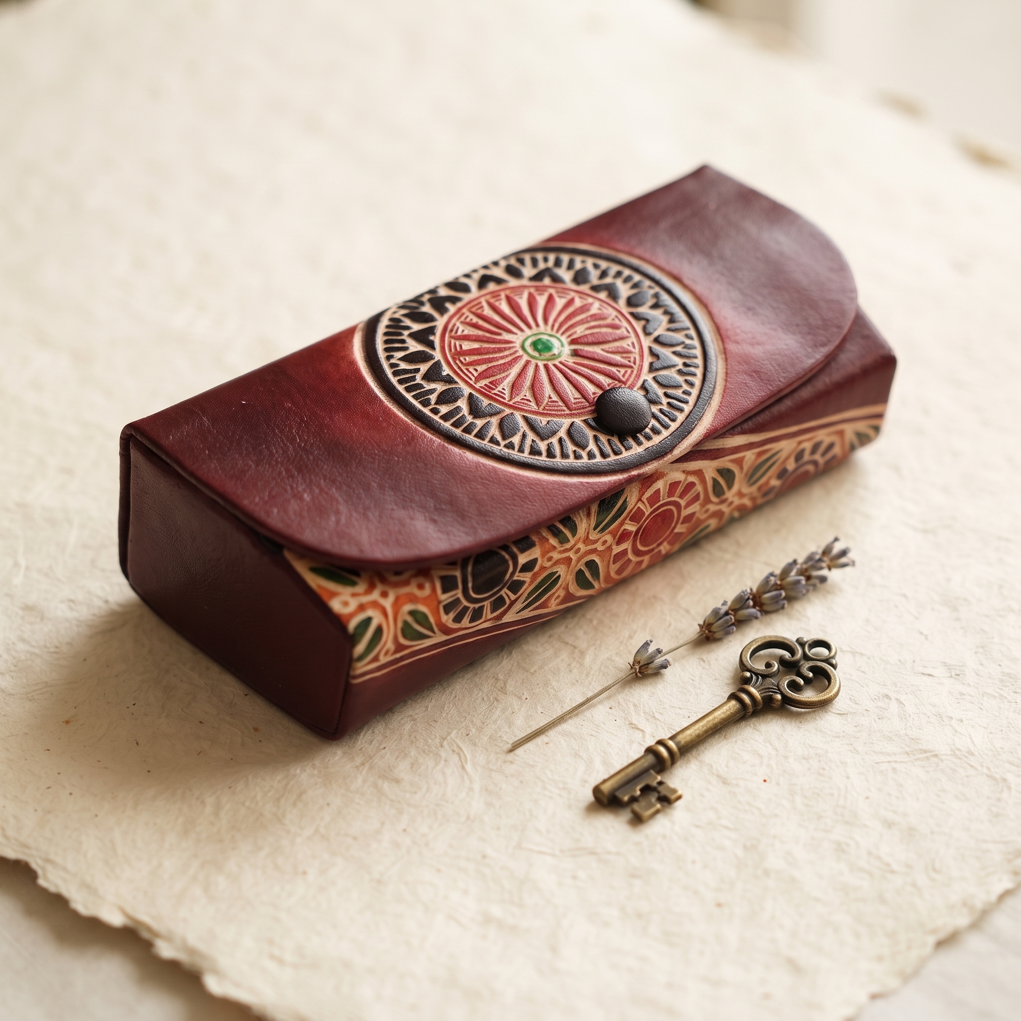 leather spectacle case