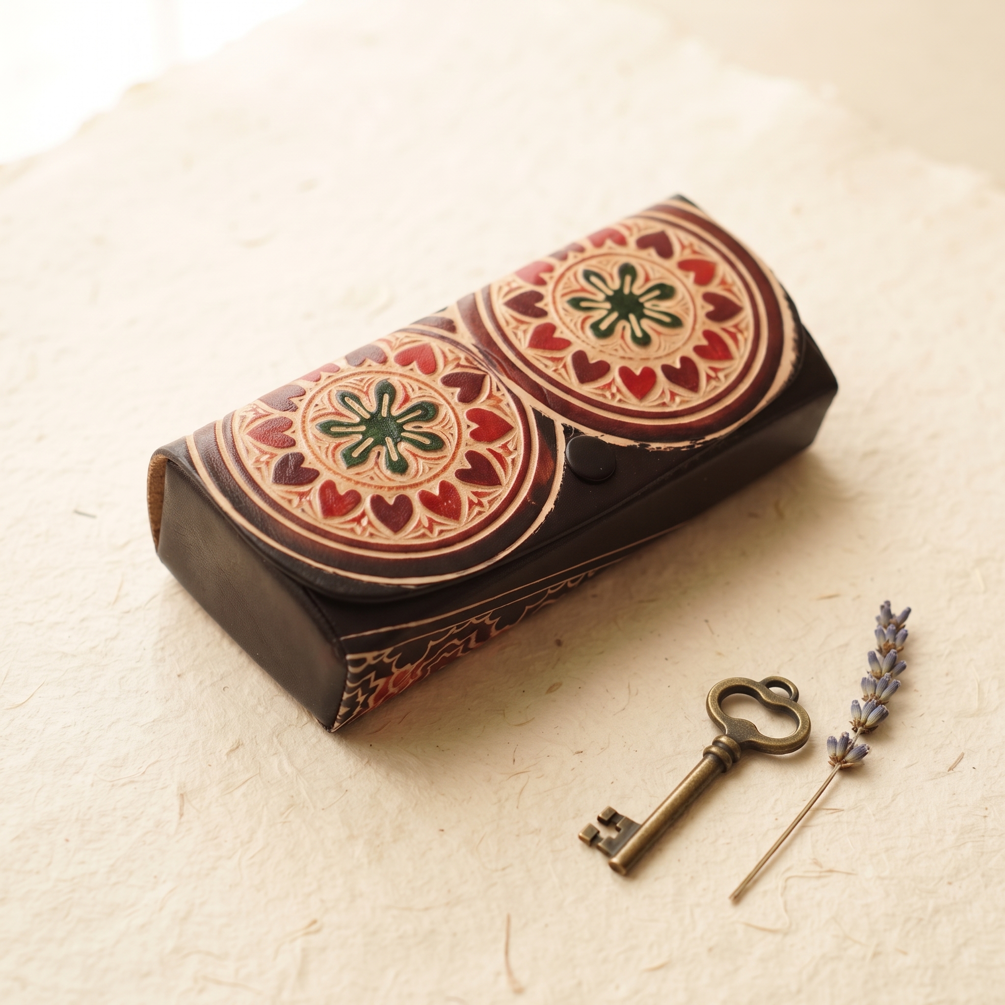 leather spectacle case
