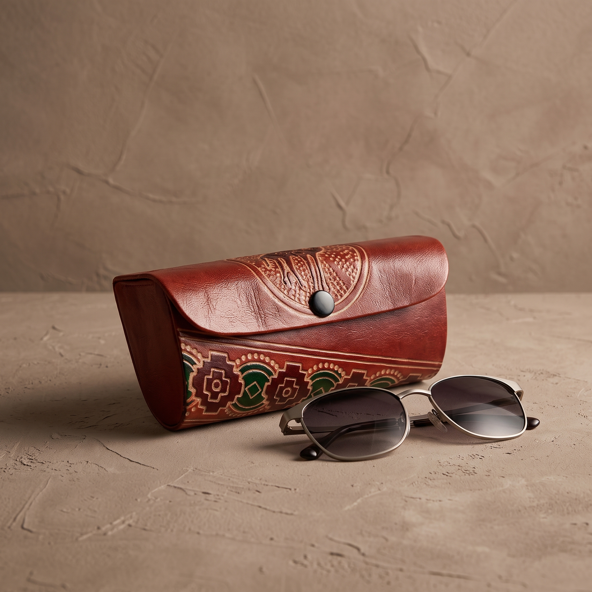 leather sunglass case