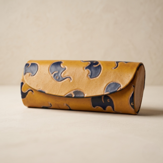 premium leather spectacle case