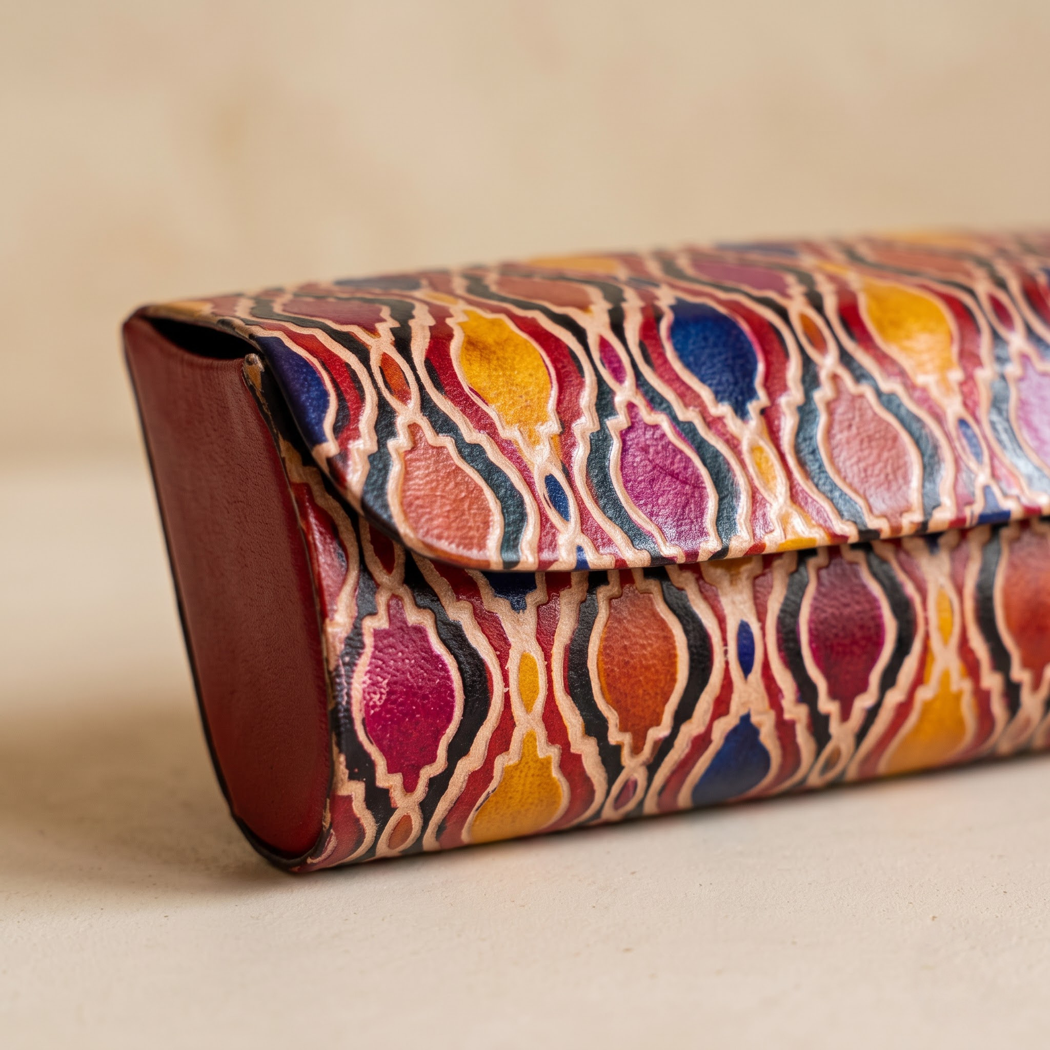 premium leather sunglass case