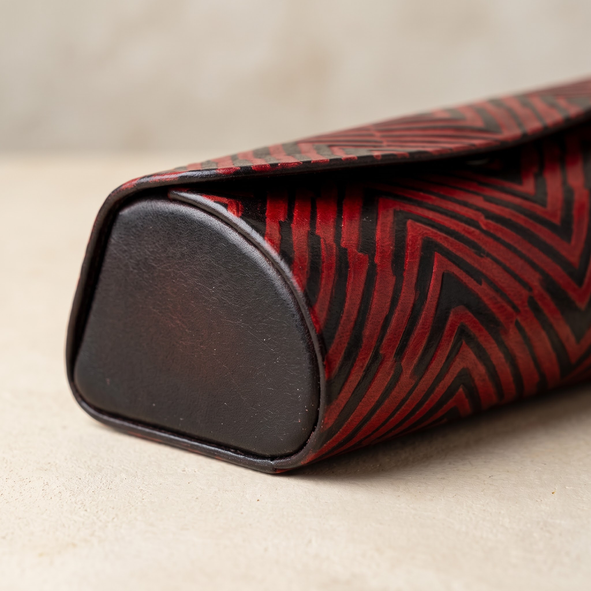 premium leather sunglass case