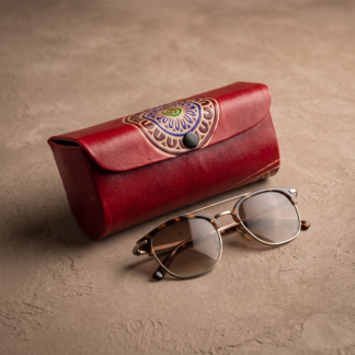 leather sunglass case