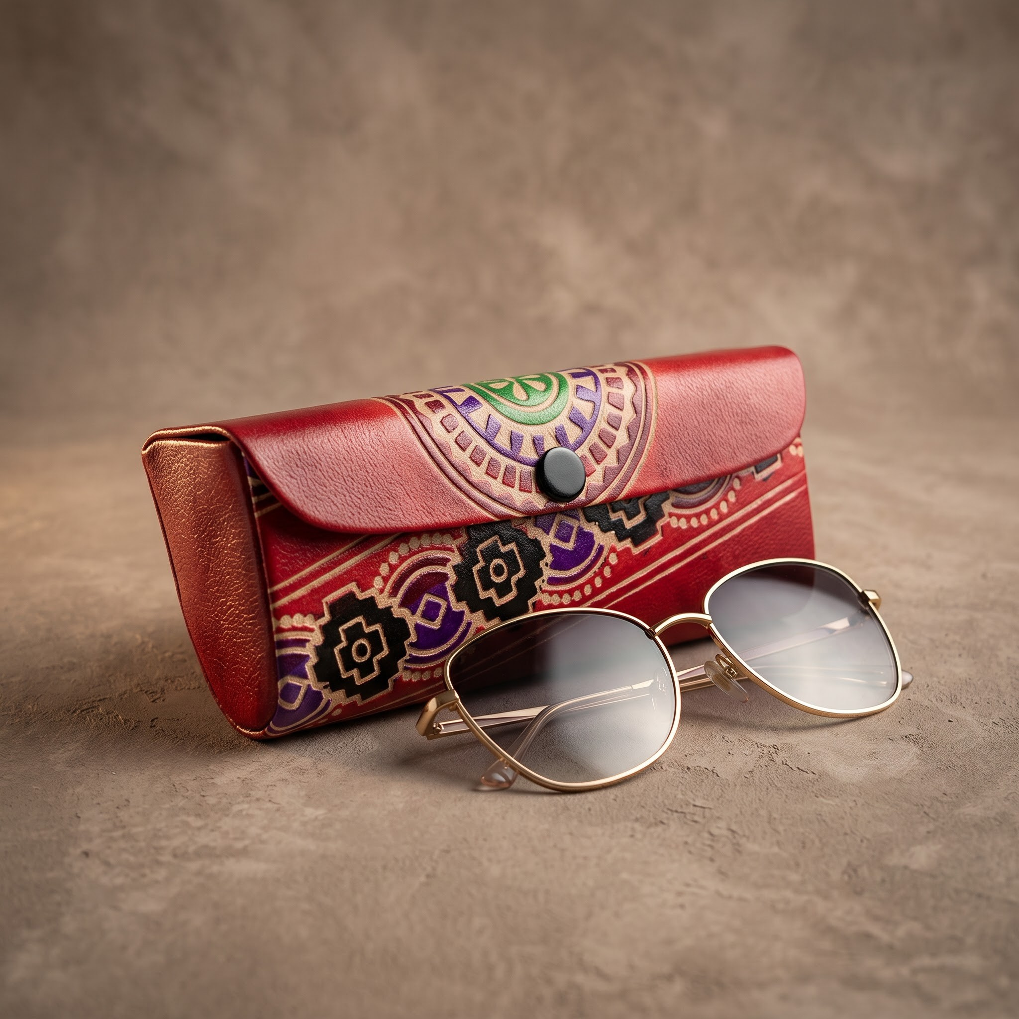 leather sunglass case