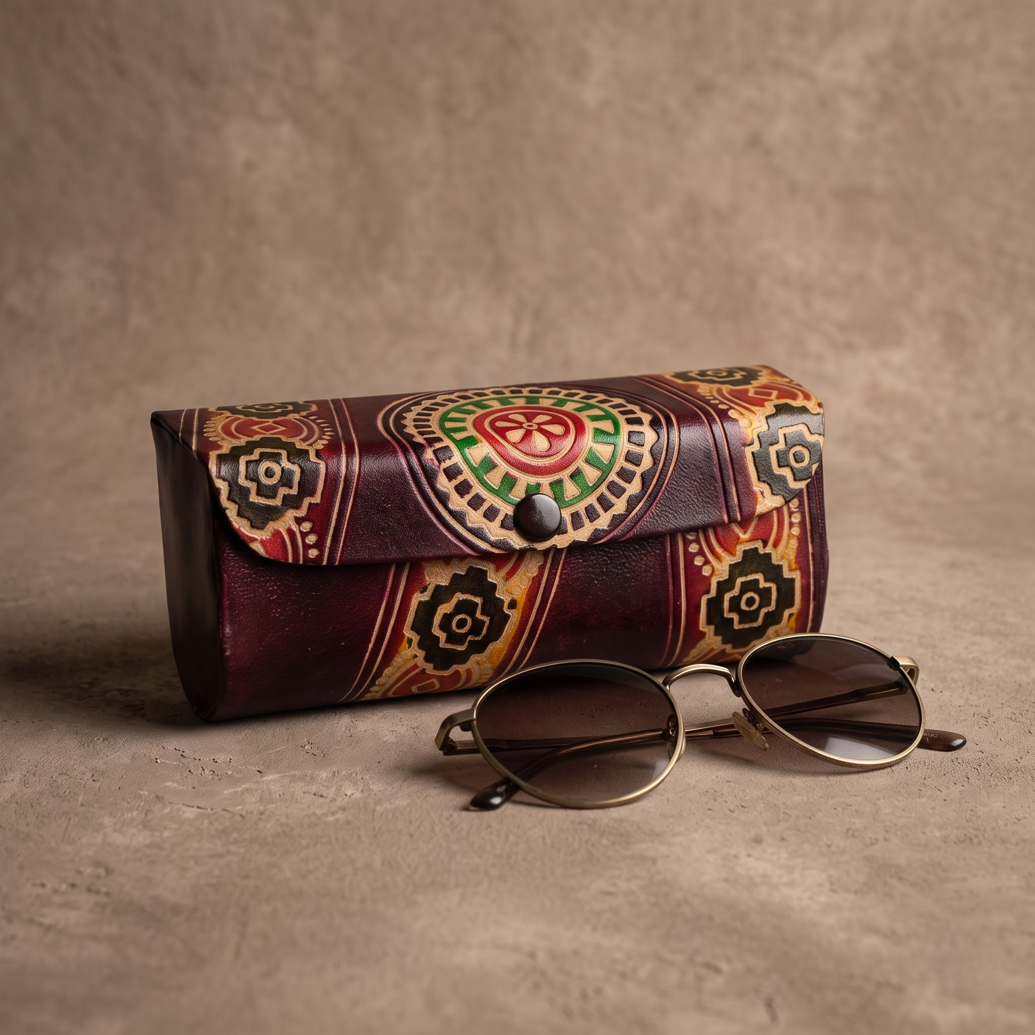 leather sunglass case