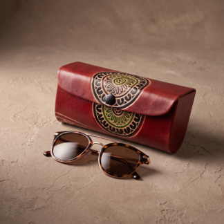 leather sunglass case