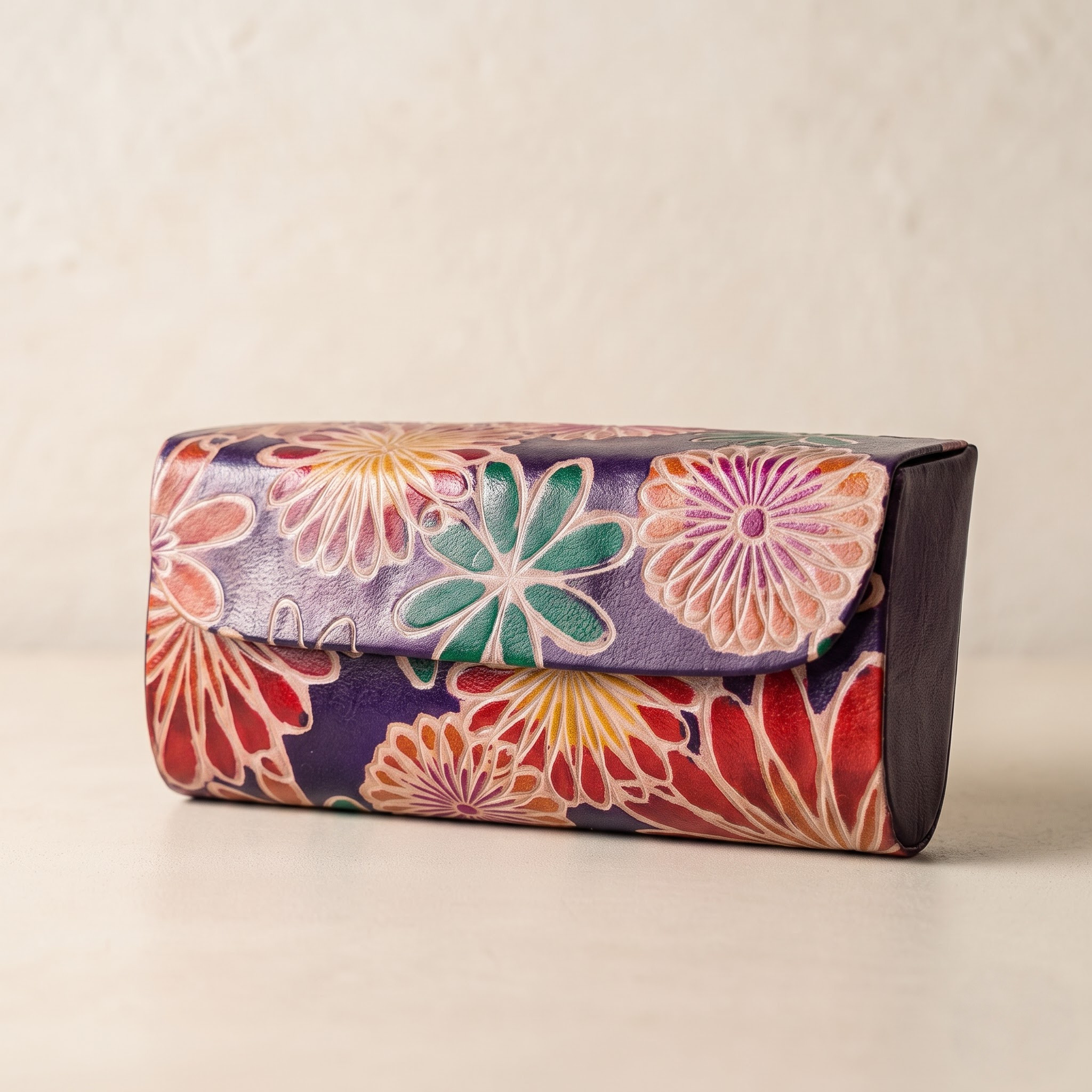 premium leather sunglass case