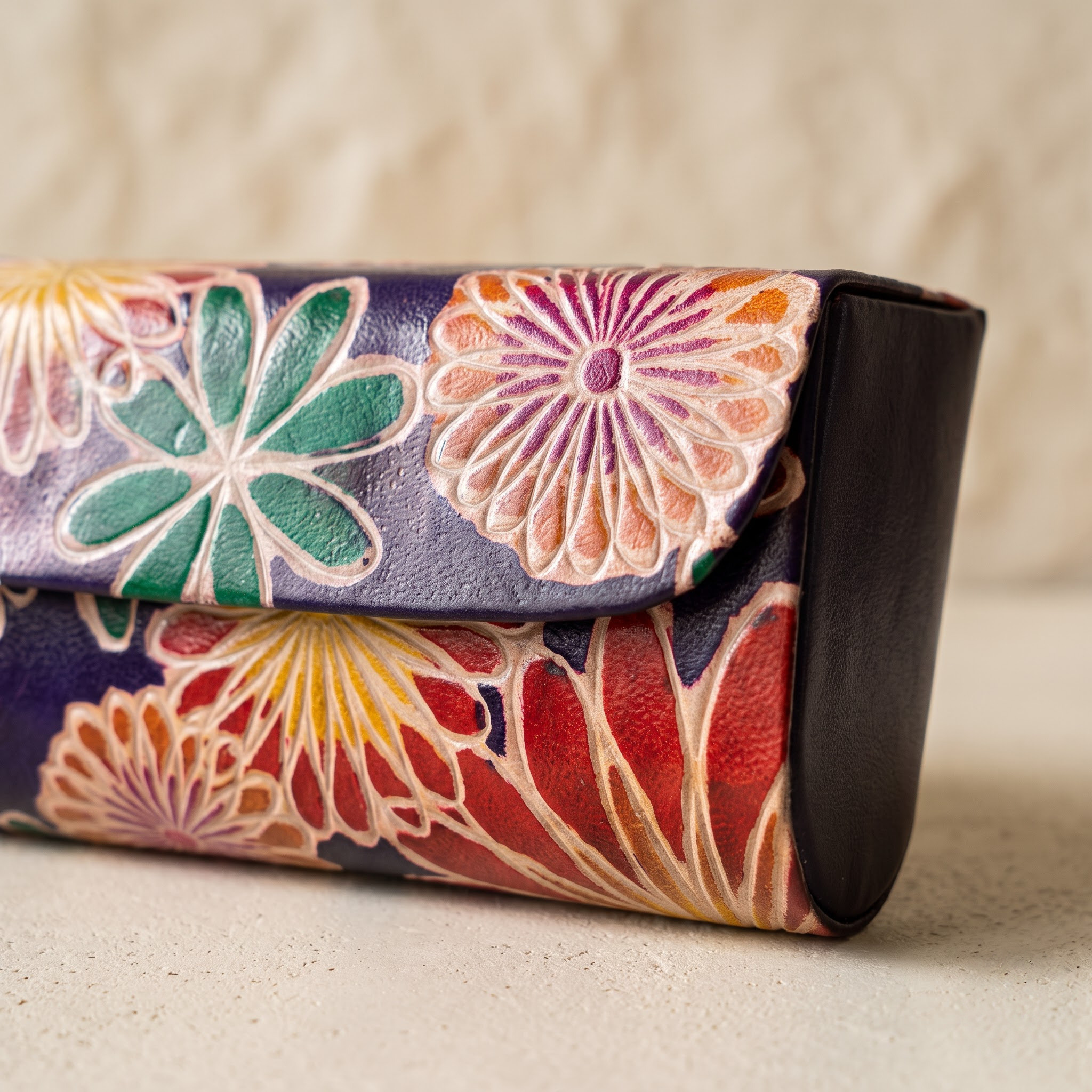 premium leather sunglass case