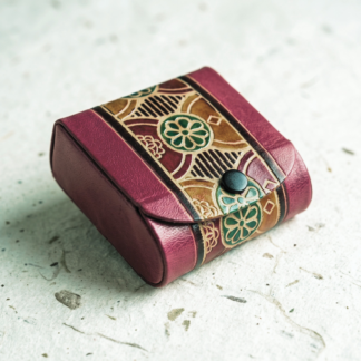 leather lipstick case for 3 lipsticks